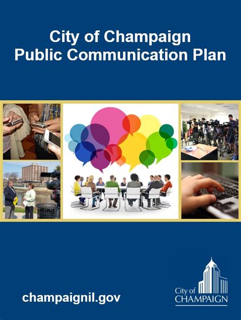 Public Communication Plan City Of Champaign