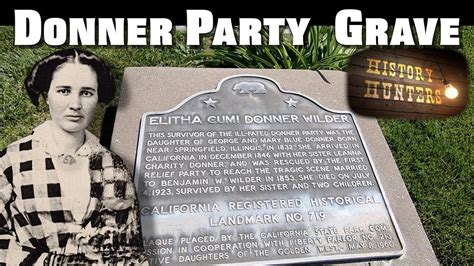grave of donner party survivor elitha donner youtube