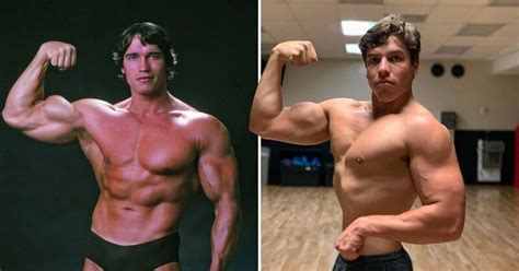Arnold Schwarzeneggers Son Joseph Baena Shows Off Impressive Biceps