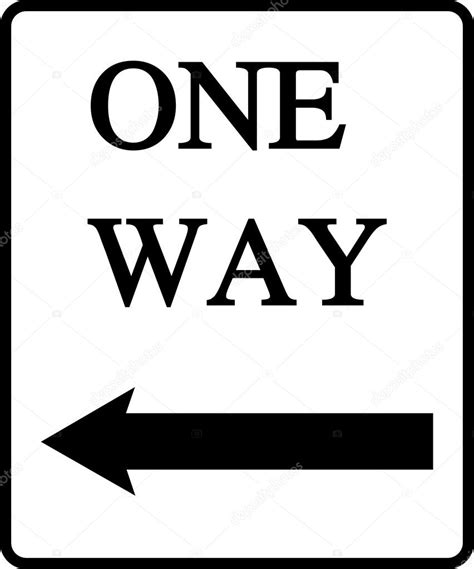 One Way Stock Vector By ©irokezus 4035709