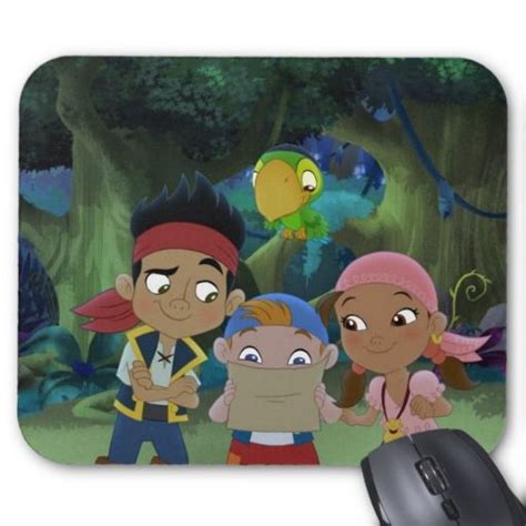 In jake and the great neverland rescue, peter pan guides jake in. Jake and the Neverland Pirates | Treasure Map Mouse Pad ...