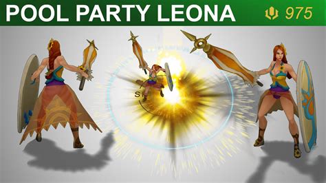 Pool Party Leona Skin Spotlight 2020 Skingdom League Of Legends