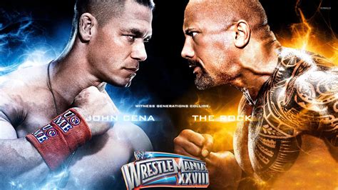 Smackdown The Rock Vs John Cena - John Cena vs The Rock [2] wallpaper - Sport wallpapers - #27987