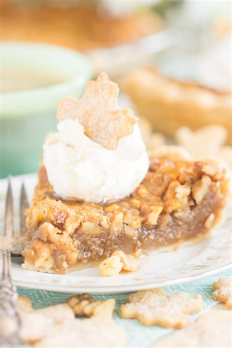 I believe it originally came from a karo syrup bottle. Maple Walnut Pie • The Gold Lining Girl
