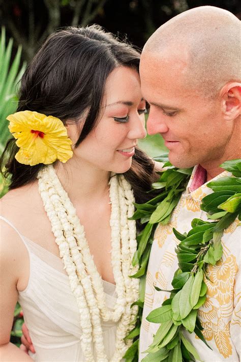 Maybe you would like to learn more about one of these? Hawaii wedding leis & flower | Wedding lei, Kauai wedding ...