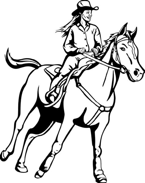 cowgirl coloring pages for all cartoon lovers educative printable coloring pages cartoon color