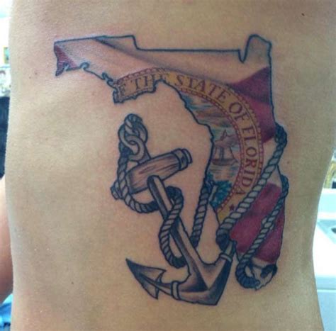 25 Beautiful State Of Florida Tattoos Tattooblend Florida Tattoos