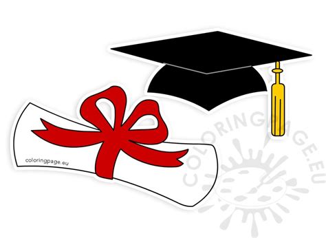 Graduation Cap Diploma Clip Art