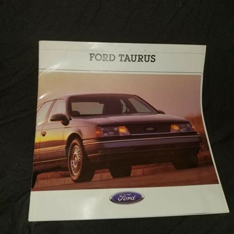 Ford Taurus 1988 Brochure 29 Pgs 11x11 Lx Gl Mt5 L Lx Clean