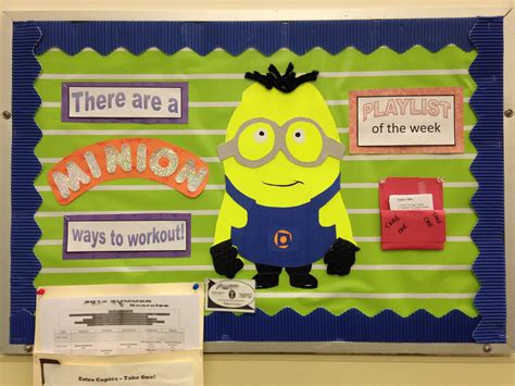 I Work At A Fitness Center I Made This Bulletin Board To Spruce Up The