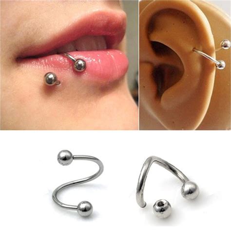 Buy Piercing Helix Spirale Lip Nose Piercing Ring