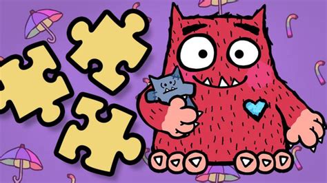 Play The Love Monster Jigsaw Puzzle Game On The Cbeebies Website Cbeebies Bbc