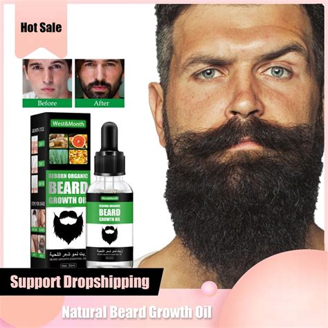 beard growth oil natural men facial nutrition beard bushy growth essence nourishing gentle