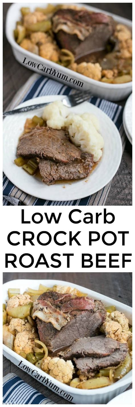 The whole family would love this dish—for anyone who's not on keto. low carb crock pot roast beef | Roast beef recipes