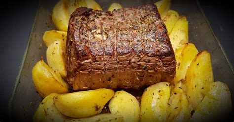 Rosbeef et pommes de terre au four