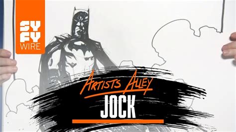 Batman Sketched By Jock Artists Alley Syfy Wire Youtube