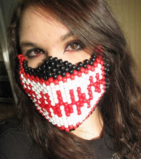 Creepy Beaded Half Masks Bespokebug