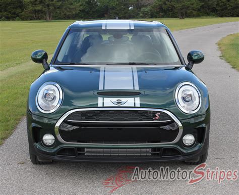 2016 2019 Mini Cooper Clubman S Type Rally Hood Stripes Graphic Decal