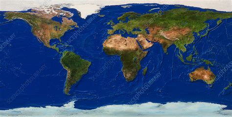 Whole Earth Map Stock Image E0500443 Science Photo Library