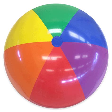 Largest Selection Of Beach Balls 48 Inch Rainbow Bright Beach Balls