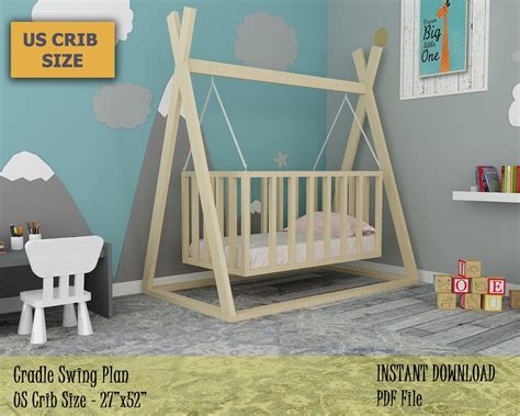 Cradle Swing Plan Wooden Swing For Baby Diy Plan For