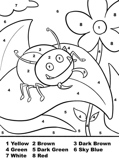 Bug Coloring Pages For Preschool