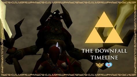 The Legend Of Zelda Theory The Downfall Timeline Youtube