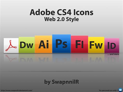 Adobe Cs4 Web 20 Icons By Swapnnilr On Deviantart