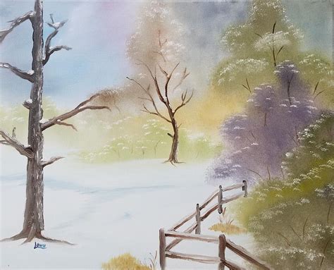 Winter Fairyland Painting By Wayne Lown Fine Art America