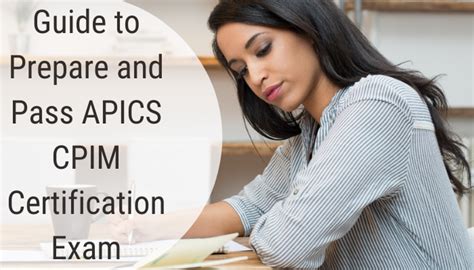 Apics Cpim Certification Overview A Guide To Getting Started