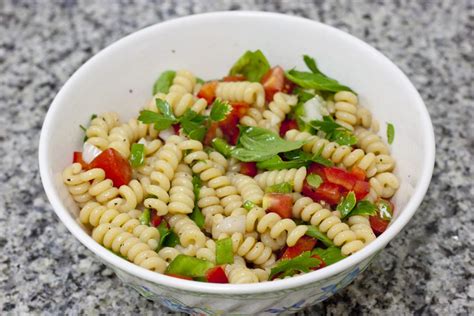 Fusilli Pasta Salad Recipe Think Eat Be Healthy