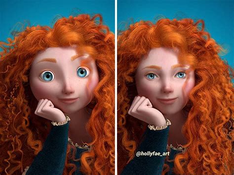 10 Disney Princesses Given Realistic Proportions By Artist Holly Fae