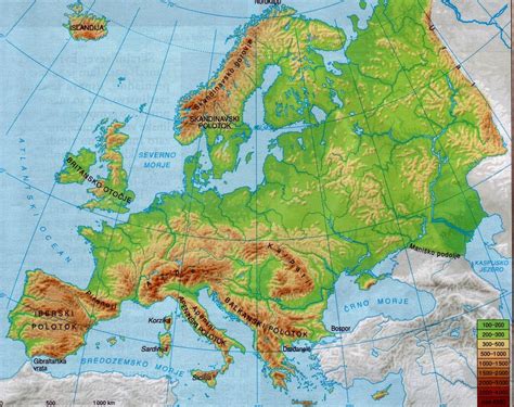 Zahodna Evropa Države In Glavna Mesta