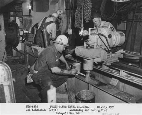 The puget sound is a diverse and beautiful place. Researcher@Large: Random Photo - Puget Sound Naval Shipyard workers