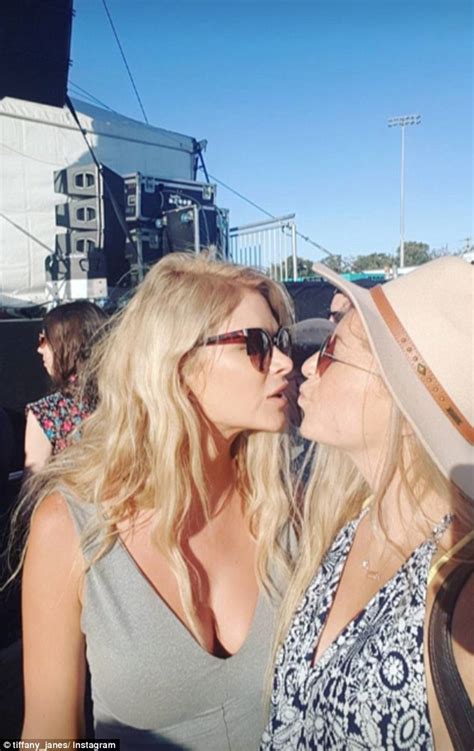 The Bachelor Lovers Megan Marx And Tiffany Scanlon Lean In For A Kiss Daily Mail Online