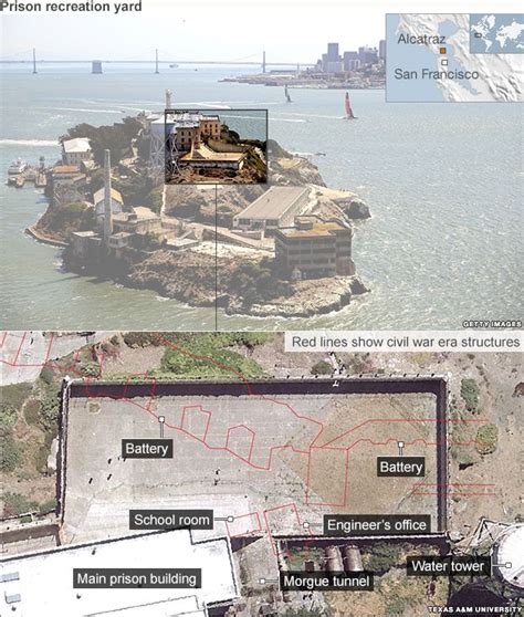 Us Civil War Era Tunnels And Buildings Found Under Alcatraz Prison