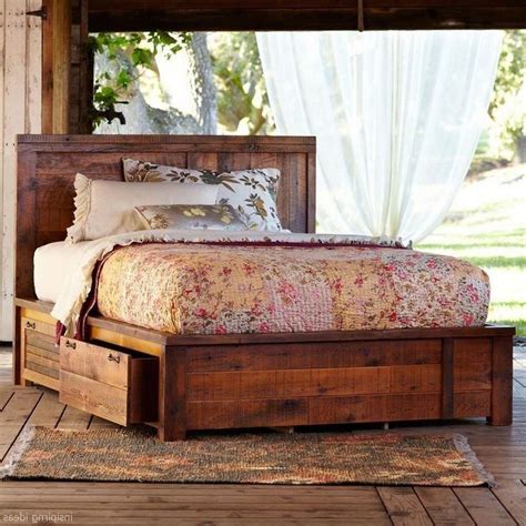 Also peruse more kids beds, including loft beds, bunk beds, and trundle beds. 40 Admirable Rustic Storage Bed Design Ideas #bedroomdecor #bedroomideas #bedroomdesign ...