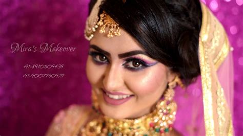 Muslim Bridal Makeup Hair Style Step By Step By Mua Mira Ojha