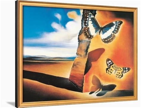 Landscape With Butterflies Art Salvador Dalí