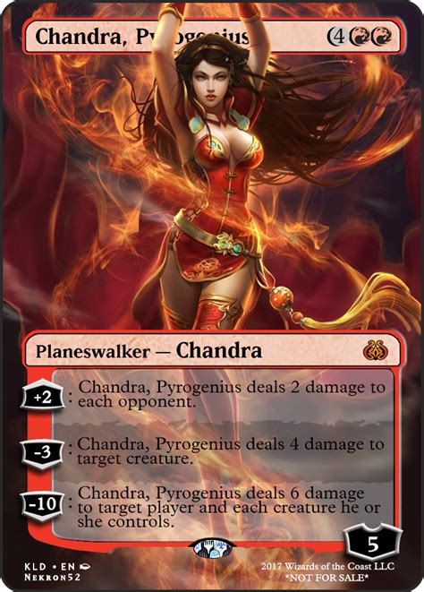 Maybe you would like to learn more about one of these? Chandra, Pyrogenius | Magic the gathering cards, Mtg altered art, The magicians