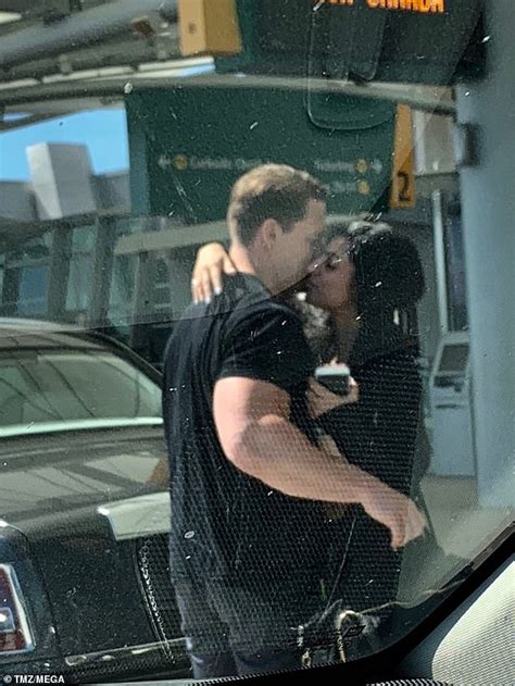 John Cena Sends Off New Girlfriend Shay Shariatzadeh With A Kiss At The