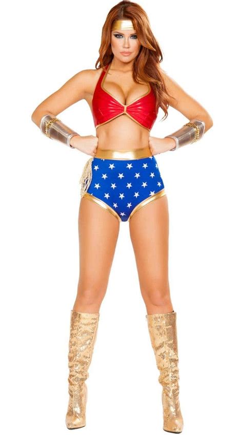 Sexy Comic Book Hero Costume Womens Wonder Woman Costume