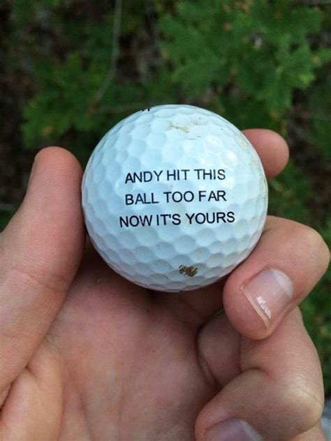 Balle De Golf Humour Blague Drole