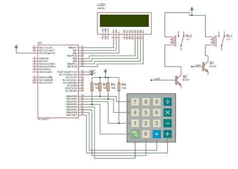 It shows how the electrical wires are interconnected and can also show where fixtures and components may be connected to the system. Password Based Circuit Breaker using PIC Microcontroller with C code | MyCircuits9