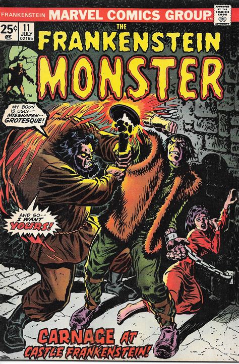 Frankenstein 11 Marvel Comics Covers Comics Horror Comics