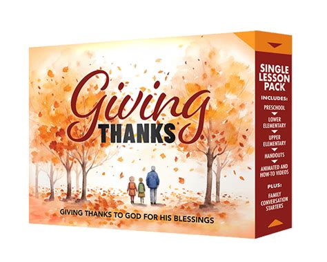 Giving Thanks Childrens Thanksgiving Lesson Pack From Sermons4kids