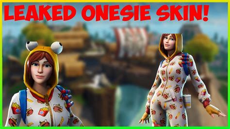new onesie skin coming to fortnite item shop leaked youtube