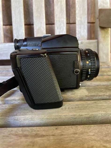 Pentax 645 Medium Format Film Camera Body W120 Film Holder Body Cap And Strap Ebay