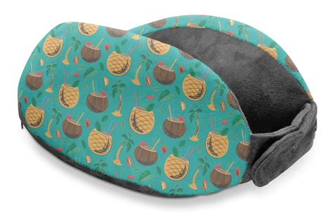 You may also use different colored covers to give your space a new look whenever you like. Coconut Drinks Travel Neck Pillow - YouCustomizeIt