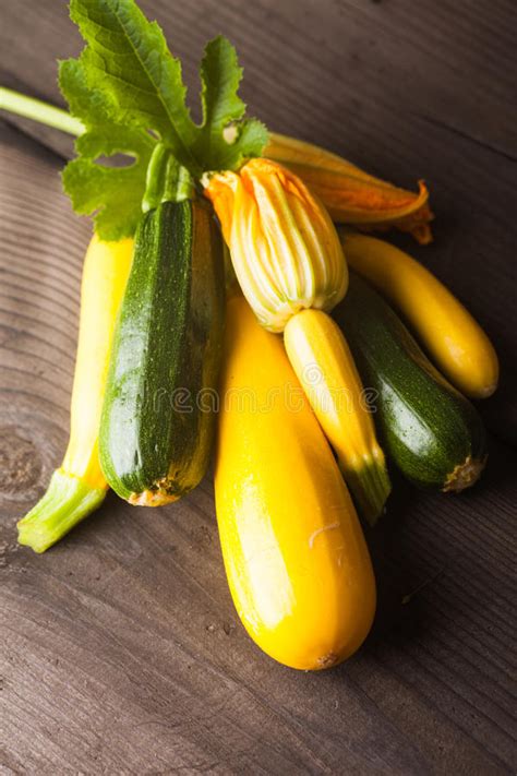 Yellow And Green Zucchini Stock Image Image Of Macro 27268331